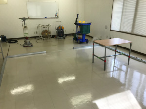 ビルクリーニング研修施設1